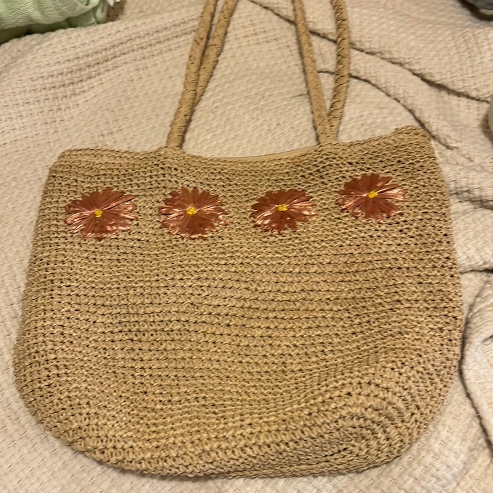 Straw bag